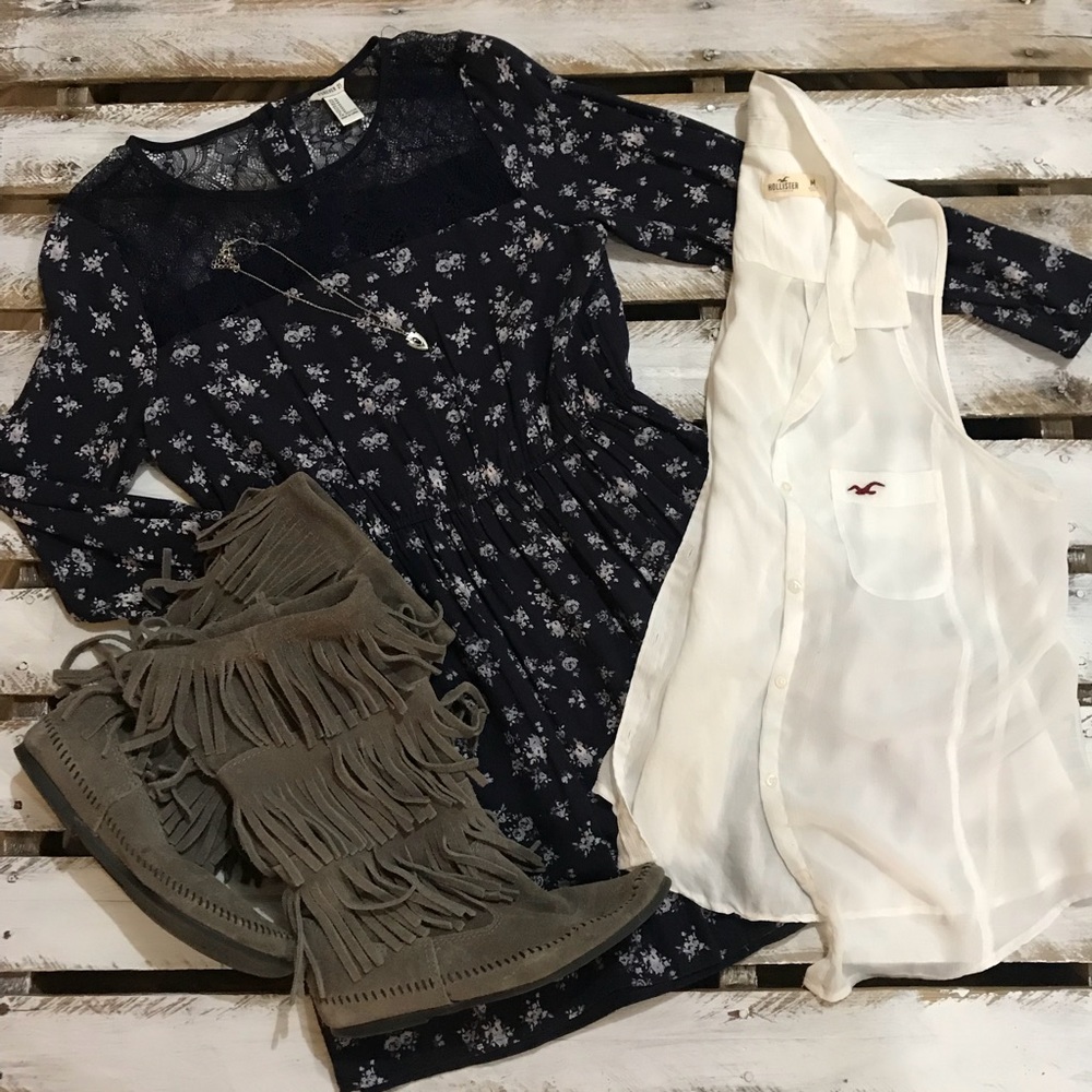 Forever 21 Floral Tunic/Dress MEDIUM 👗